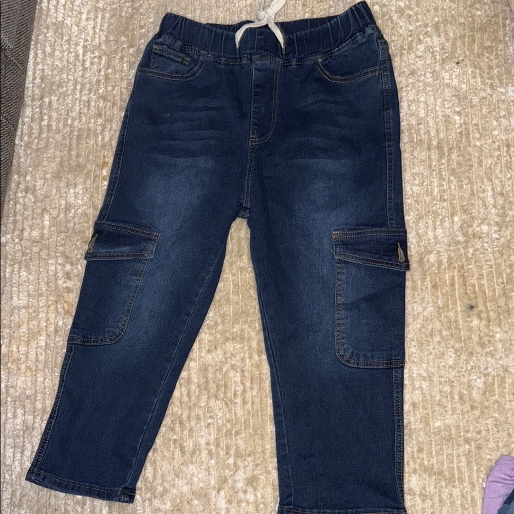 Juniors Navy Cargo Pants